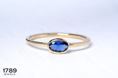 Here is Blue Sapphire Stacking Birthstone Ring for wife! This Custom Birthmonth Stone Stacked Band can be best Gift for Women, Girlfriend or mother! This Minimalistic Bezel Set Ring is will be perfect Shower Ring for her anniversary, birthday or graduation ceremony. This 14K Gold Birthday Mom Ring can be switched with her birthday nights exciting moment. If you re looking customizable ring, here is the stunning personable ring for girl, future Mrs, Wife, mother, girl friend or for yourself. This future mothers ring can be either Exciting and perfect gift for her as birth month band. This Sturdy and stunning 14K birth stone ring has love & serves as a perfect gift for future wife, mother or girl. You can see our other Stackable Rings in here: https://www.etsy.com/shop/1789Jewels?ref=seller- Luxury Gold Birthstone Ring With Smooth Bezel, Oval Gold Birthstone Ring With Bezel Setting, Gold Birthstone Ring With Smooth Bezel For Wedding, Blue Oval Dainty Birthstone Ring, Dainty Blue Oval Rings, Blue Oval Birthstone Ring With Bezel Setting, 14k Gold Birthstone Ring With Smooth Bezel, Gold Birthstone Ring With Smooth Bezel, Birth Month Stones