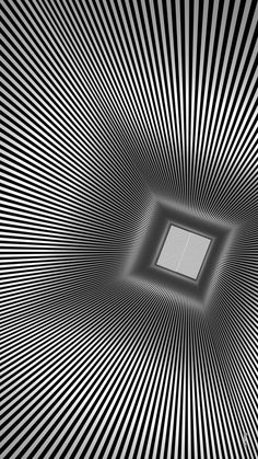 an abstract black and white background with a square in the center surrounded by smaller lines