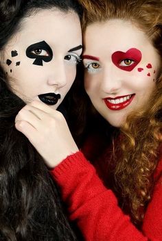 Hallowen Schminke, Wonderland Makeup, Circus Makeup, Halloween Make-up Looks, Pride Makeup, Halloween Eye Makeup, Painted Faces