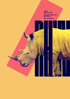 a rhinoceros standing in front of a barcode