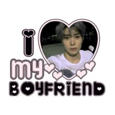 i love my boyfriend sticker