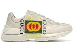 Gucci Trainers, Gucci Footwear, Gucci Rhyton, Sneakers Gucci, Urban Sneakers, Urban Shoes, Logo Shoes, Gucci Mane, Shoes Gucci