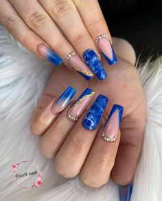 Concert Nails, Quinceanera Nails, Aqua Nails, Tie Dye Nails, Long Acrylic Nail Designs, Blue Acrylic Nails, Girly Acrylic Nails, Glow Nails, Acrylic Nails Coffin Pink