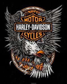 the harley davidson sticker is shown on an iphone screen, and it's not in