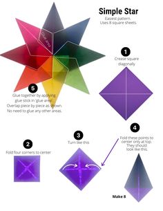 how to make an origami star