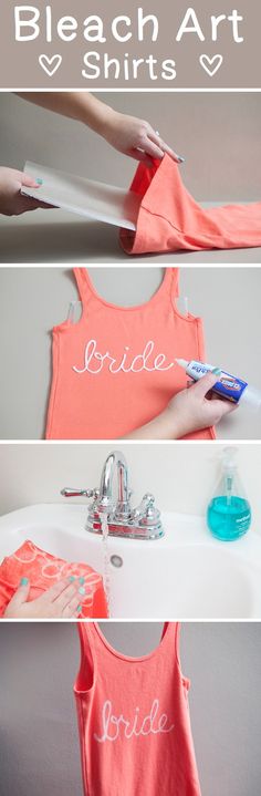 how to make a bride tank top from an old t - shirt and other items