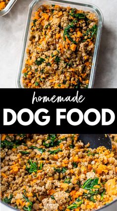 this homemade dog food recipe is so good and easy to make it's full of flavor