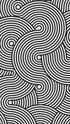 an abstract black and white background with wavy lines