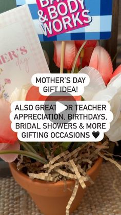 mother's day gift idea also great for teacher appreciation, birthdays, bridal showers and more