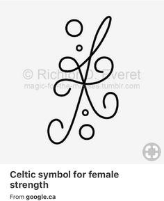 the celtic symbol for female strength