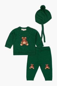 green Green Cotton Playtime Sets, Toddler Bag, Family Maternity, Flame Retardant, Knit Set