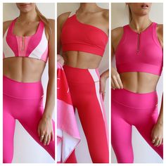 Fun Workout Outfits, Free Workout Programs, Free Workout, Pink Workout, Workout Tops For Women, Workout Program, Inspo Board, Favourite Colour, Activewear Fashion