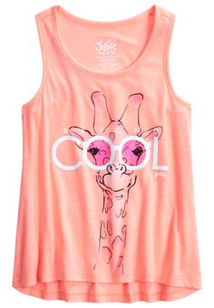 Giraffe Graphic Tank (original price, $12.00) available at #Justice Giraffe Clothes, Ww Girl, Giraffe Graphic, Toddler Graphic Tee, Fashion For Girls, Justice Clothing, Shop Justice, Animal Print Outfits, Cool Tee Shirts