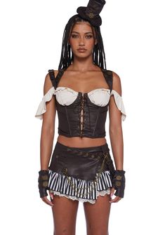 base|brown Womans Halloween Costume, Corset Top And Skirt, Steampunk Mechanic, Plus Swim, Fairy Dresses, Costume Set, Costume Store, Winter Boho, Group Costumes