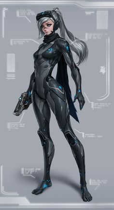 Scifi Outfit, Futuristic Suit, Cyberpunk Armor, Cyborgs Art, Futuristic Armour, Scifi Fantasy Art, Female Armor, Art Outfits