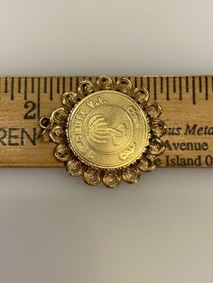 Vintage 14k yellow gold St. Croix charm. The charm weighs 3 grams of gold. Victorian Jewelry In 14k Gold With Hallmark, Victorian 14k Gold Jewelry With Hallmark, Gold Jewelry Stamped 14k In Brass, Amulet Style 14k Gold Jewelry With Charms, Antique 14k Gold Necklace With Charms, 14k Gold Coin Jewelry Stamped 14k, Heirloom 14k Gold Jewelry Charms, Heirloom 14k Gold Jewelry With Charms, Gold-plated 14k Stamped Medallion Jewelry