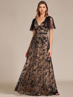 This Dress is fashionable for every occasion. the dress is made-to-order by professional tailors. You can choose from 50 colors, Regular sizes 2 to 16 and plus sizes 14w to 26W. Custom size is also available. Evening Maxi Dress, Tulle Dresses, Prom Dresses Sleeveless, Delicate Embroidery, Elegant Embroidery, Mesh Maxi Dress, Cocktail Parties, Intricate Embroidery, Maxi Dress Evening