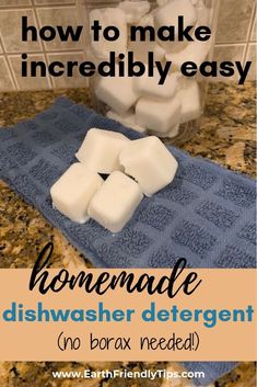 how to make homemade dishwasher deterent with no borax needed in the kitchen