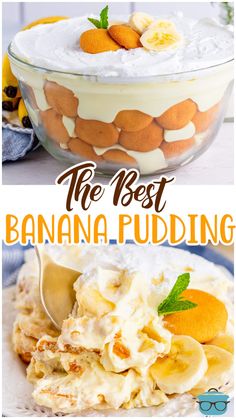 the best banana pudding recipe is so easy to make and it's perfect for dessert