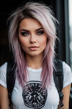 2024 Emo Hair, Emo Shag, Rocker Hair, Spa Hair, Awesome Hair, Shag Hairstyles