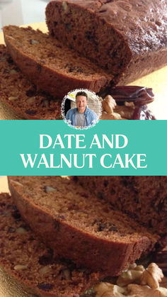 Jamie Oliver Date And Walnut Cake Dates And Walnut Cake Recipes, Date And Walnut Cake Recipes, Date Walnut Cake, Date Cake Recipe Easy, Christmas Loafs, Walnut Cake Recipe Easy, Moist Date Cake Recipe, Date Loaf Recipe, Date Recipe