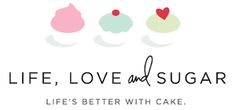 the logo for life, love and sugar