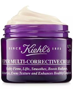 Kiehl's Since 1851 - Super Multi-Corrective Cream Collection Skin Tightening Cream, Best Night Cream, Chaga Mushroom, Anti Aging Creme, Cream Moisturizer, Smooth Skin Texture, Anti Aging Wrinkles, Anti Aging Moisturizer, Anti Aging Face