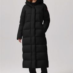 Canada Goose Alliston Long Parka Coat. Measurements: Bust (Pit To Pit)- 22” Sleeve Length- 25” Length (Shoulder To Hem)- 48” (Measurements Taken With Garment Lying Flat) Condition: Very Good (Pre-Owned). Minor Signs Of Wear Throughout. Fabric: Shell Lining- 100% Nylon Shell 2- 100% Polyamide Fill- 90% Down 10% Feathers L7-023 Canada Goose Jacket, Long Parka, Parka Coat, Canada Goose, Canada Goose Jackets, Parka, Feathers, Jackets & Coats, Jackets For Women