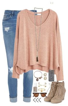 Looks Jeans, Dresses Spring, Mode Boho, Mode Casual, Cute Fall Outfits, Polyvore Outfits, Fall Winter Outfits, Outfits Casuales, Women Dresses