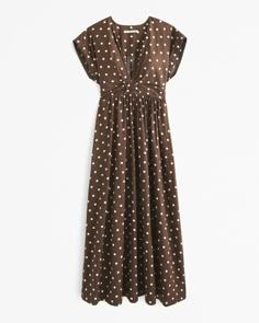 Women's Twist-Front Midi Dress | Women's Dresses & Jumpsuits | Abercrombie.com