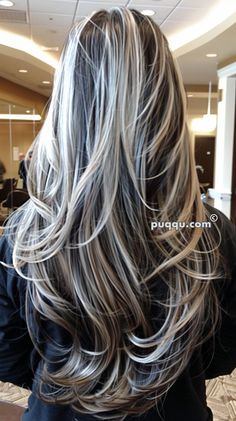 Hair Dye On Brown Hair, Dye On Brown Hair, Silver Hairstyles, Ash Blonde Hair Balayage, Silver Hair Dye, Blonde Hair With Lowlights, Hair With Lowlights, Hair Highlights And Lowlights, Grey Hair Inspiration