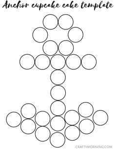 an image of a cross made out of circles with the words, and it is written in