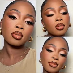 Maquillage Yeux Cut Crease, Budget Makeup, Party Make-up, Brown Girls Makeup, Natural Glam Makeup, Girly Makeup, Makeup For Older Women, Linda Hallberg, Makeup For Black Skin