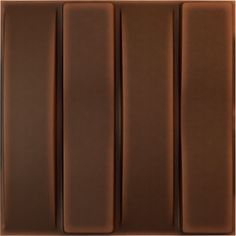 a chocolate bar with four different types of chocolate bars on the top and bottom side