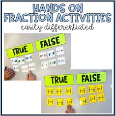 hands on fraction activities that are easy to use