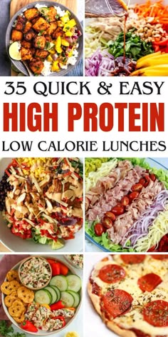 25 quick and easy high protein low calorie lunches