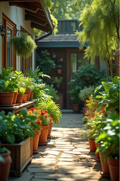 Diverse collection of containers with vegetable plants on a sunny patio Fabric Pots, Gardening Vegetables, Container Gardening Vegetables, Bountiful Harvest, Different Vegetables, Organic Produce, Wooden Planters