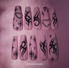 Pink Tip Nails, S Nails, Anime Nails, Nails Aesthetic, Vibrant Nails, Gel Top Coat