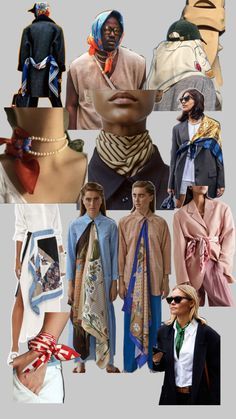 Silk Scarf Outfit, Minimal Stil, Tropical Fashion, Hairstyles For Medium Hair, How To Wear A Scarf, Hairstyles Men, Scarf Women Fashion