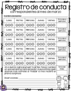 the spanish language worksheet for children with pictures and words on it, including numbers