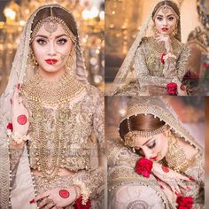 a woman in a bridal outfit posing for the camera