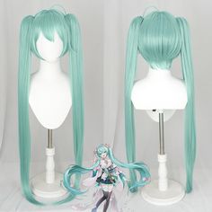 Includin Wig 
 Material: Heat Resistant Fiber 
 Gender: Gender-bending available 
 
 If you cannot find and like to buy the costume, wig, shoes, weapon or other accessories of this character, pls not hesitate to contact us 
 Please note that due to different screen resolution, products you receive may have a bit different as the one we show here. Miku Cosplay Wig, Hatsune Miku Cosplay, Gender Bending, Miku Cosplay, Wig Material, Cosplay Wig, Cosplay Wigs, Hatsune Miku, Bending