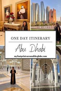 one day itinerary in abu dhabi, the capital of united states