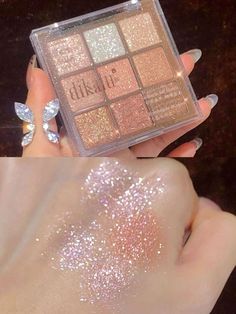 Don't miss this hot deal on SHEIN! Save big on this!🛒DIKALU SHEIN X Candylover89 9-Color Eyeshadow Palette, Glitter Eye Shadow Powder Shimmer Eyeshadow Tray Shadow Palette 10k  sold
💰Price[$2.70] -13% Glitter Eye Shadow, Glitter Shadow, Douyin Makeup, Charming Eyes, Glitter Eyeshadow Palette, Glitter Eye, Color Eyeshadow, Shimmer Eyeshadow, Glitter Eyes