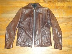 Over seas by express mail only. to some places it take about 7-15 days Shipping cost for over seas:85 Measurement Shoulder to shoulder ; 15.5" inches Shoulder to end of cuff ; 22 inches Pit to pit ; 19" inches Back collar to hem ; 23 " inches Cafe Racer Jacket, Racer Jacket, Vintage Brown, Cafe Racer, Brown Leather, Mens Jackets, Bathing Beauties, Leather Jacket, Jackets & Coats