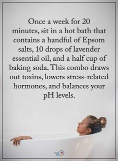 Bath Detox, Sup Yoga, Natural Health Remedies, Self Care Activities, Health Info, Health And Beauty Tips, Health Facts, Health Remedies, Body Health