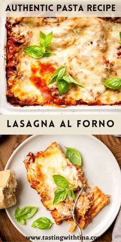 This Lasagna al Forno recipe combines a rich and flavorful ragu made with a blend of ground beef and pork, a delicious and creamy béchamel sauce, and layers of perfectly cooked pasta. This is a decadent and satisfying classic lasagna recipe that is sure to impress!