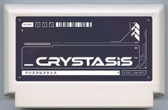 the crystasis logo is displayed on an electronic device