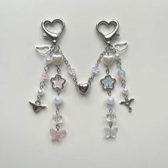 #smallbusiness #packaging #girls #girly #korean #japan #korea #japanese #cute #kawaii #pink #white #aesthetic #ribbon #phonecase #kpop #kdrama #kpopphotocard #bts #enhypen #jewelry #necklace #earrings #wooyoung #wooyoungism #outfit #bracelet #hairclips #keychain Matching Bracelet For Best Friends, Cute Matching Things For Best Friends, Phone Keychain Blue, Cute Matching Accessories Couple, Keychain Anime Charms, Korean Phone Keychain, Bead Charm Keychain, Matching Jewellery For Couples, Beaded Charm Keychain