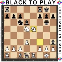 black to play chess in two moves